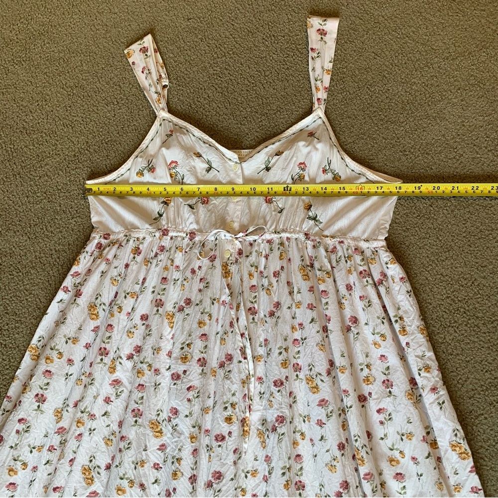 Vintage Victoria’s Secret Country Floral Boho Dress Prairie Gown Cottage Medium - Picture 13 of 16
